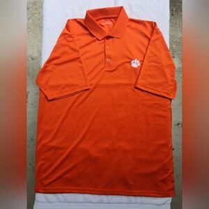 CLEMSON| Vansport Pullover Polo Shirt|Men's XLT| NCAA Orange